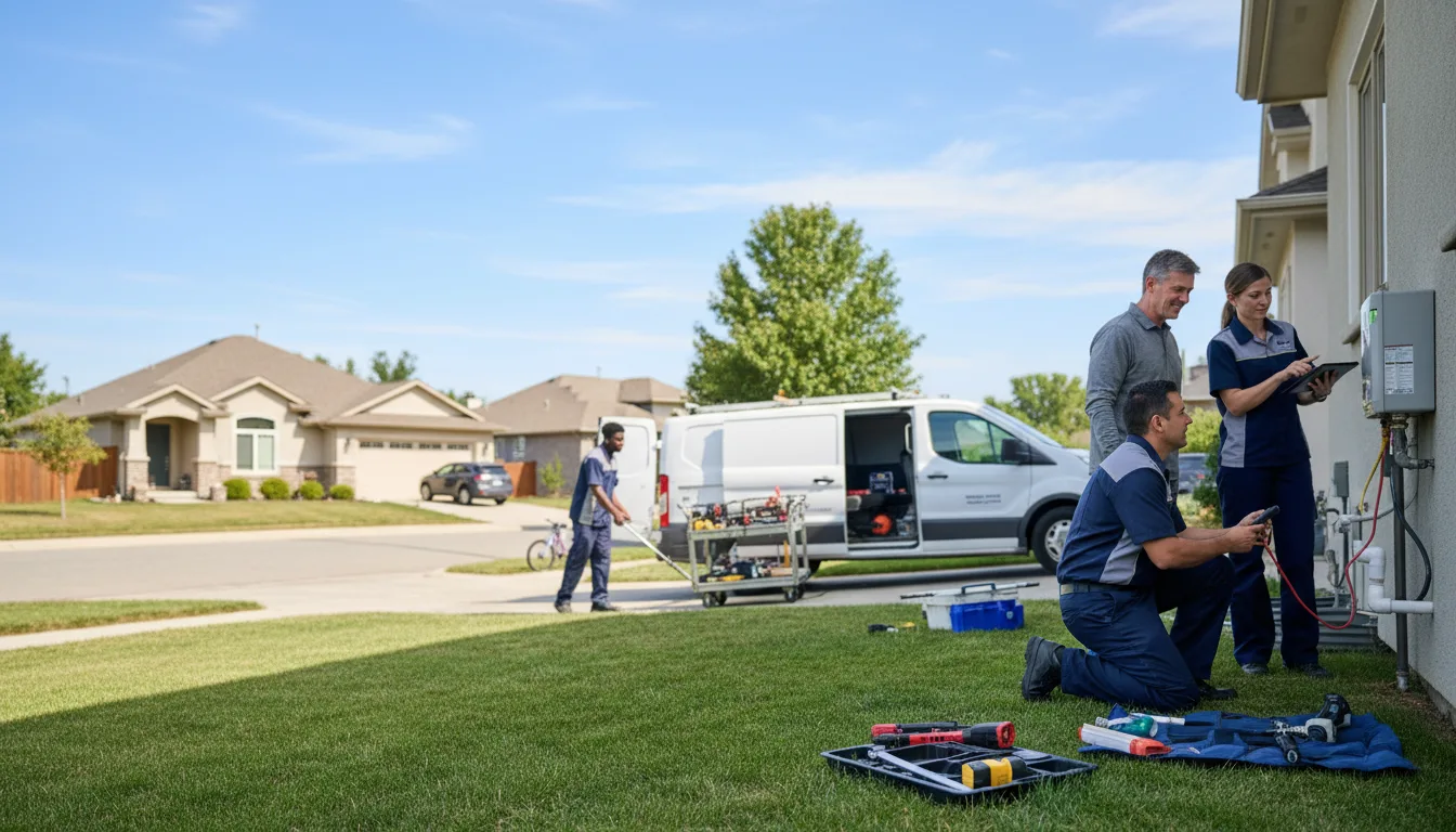 Tankless water heater service in Fayette, UT